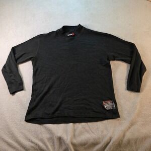 CarbonX Ultimate Baselayer Black Mock Neck FR Flame Resistant Top HRC 2 Large
